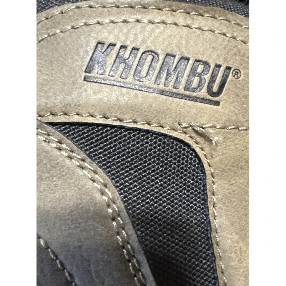 Khombu Cliff Men's Brown Cushioned, Warm Lining, Zipper Closure, Boots S 12